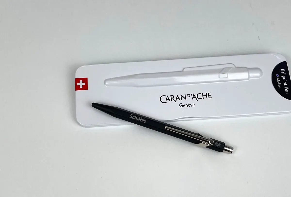 Caran d’Ache Kugelschreiber mit graviertem Namen